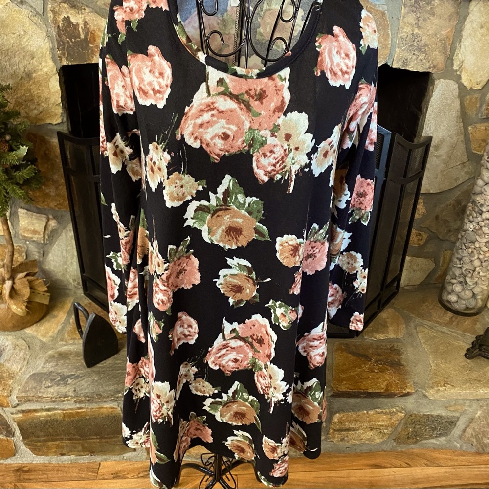 French Atmosphere floral tunic Sz M